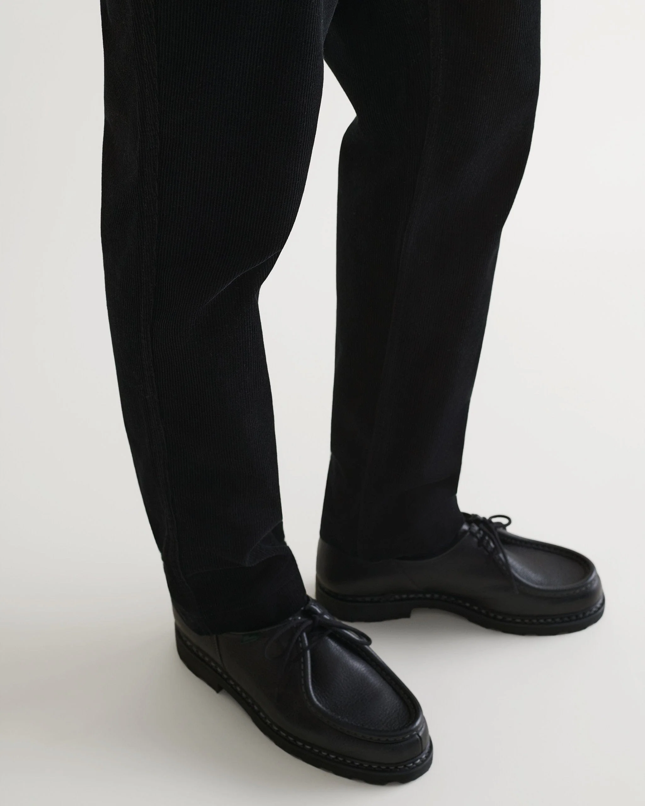 Men's Corduroy Trousers - Black - Image 7