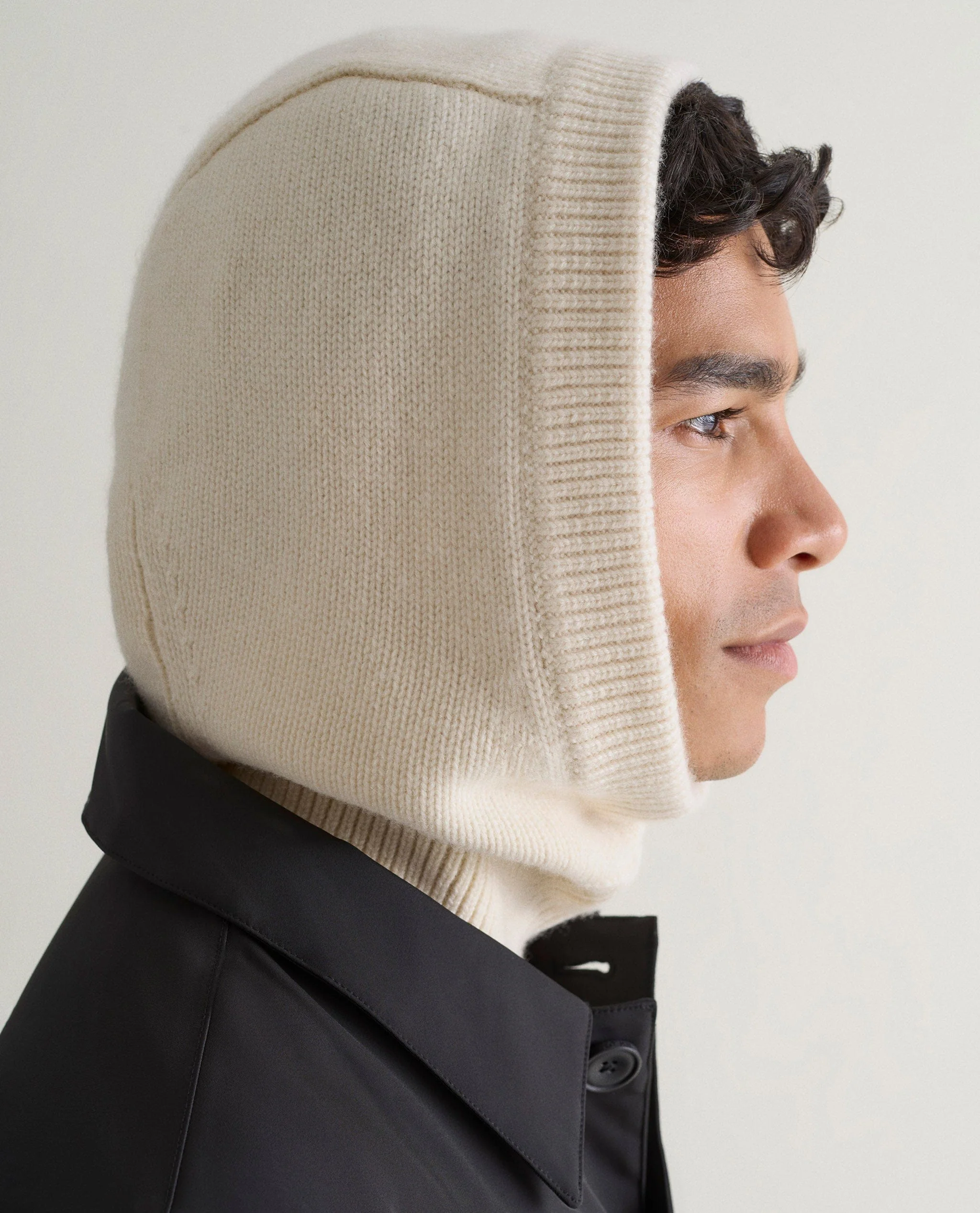 Men's Cashmere Merino Knitted Hood - Image 17