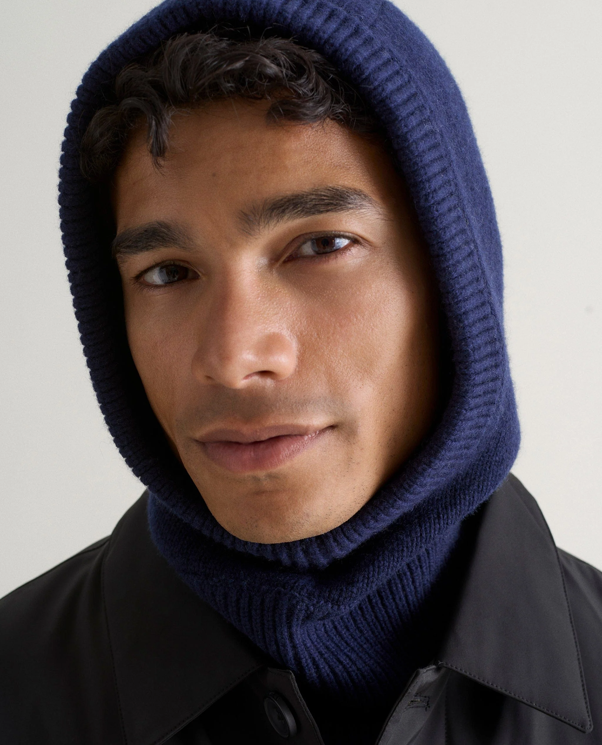 Men's Cashmere Merino Knitted Hood - Image 18
