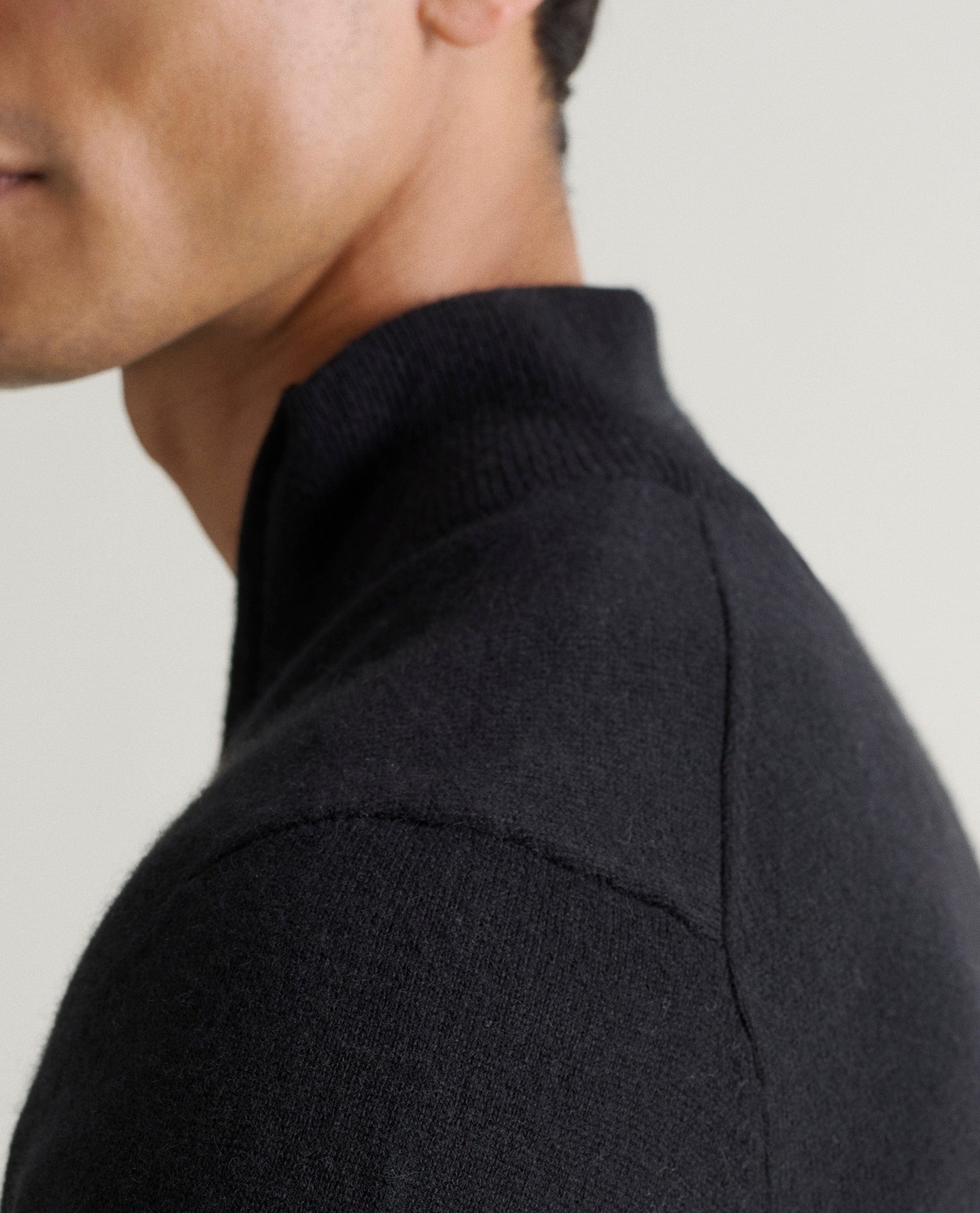 Men's Finest Cashmere 1/4 Zip Jumper - Image 49