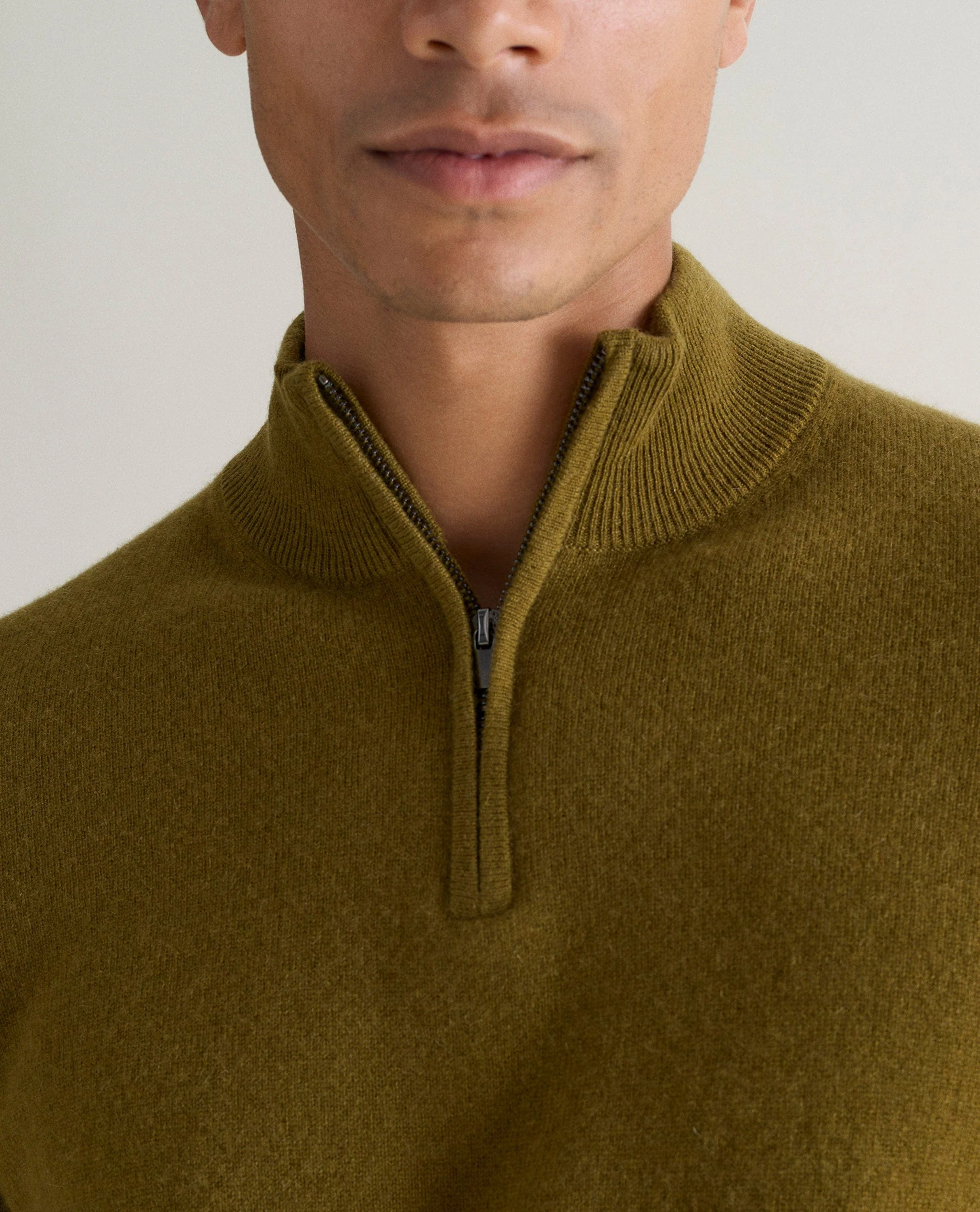 Men's Finest Cashmere 1/4 Zip Jumper - Image 58