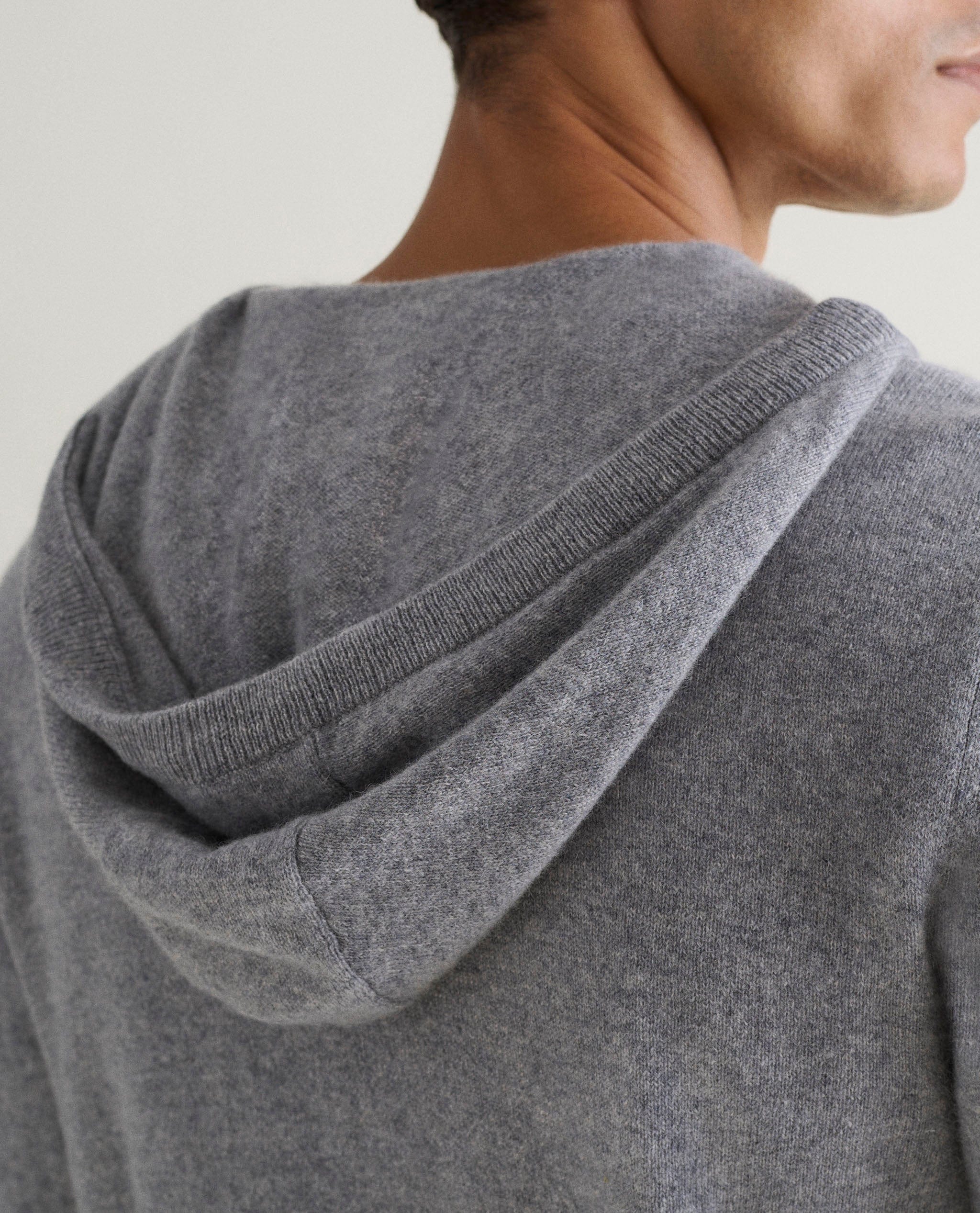 Men's Finest Cashmere Full Zip Hoodie - Image 10