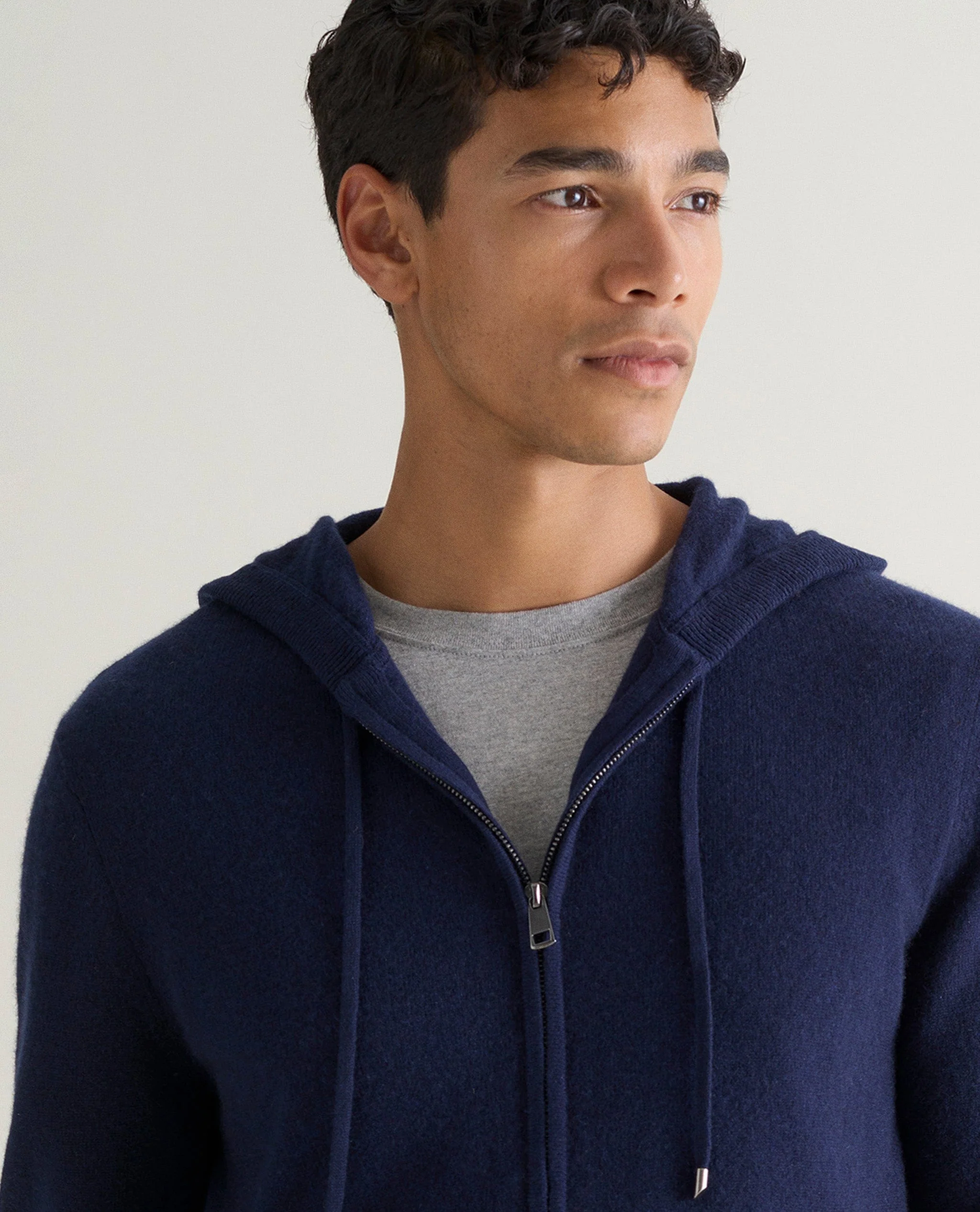 Men's Finest Cashmere Full Zip Hoodie - Image 14