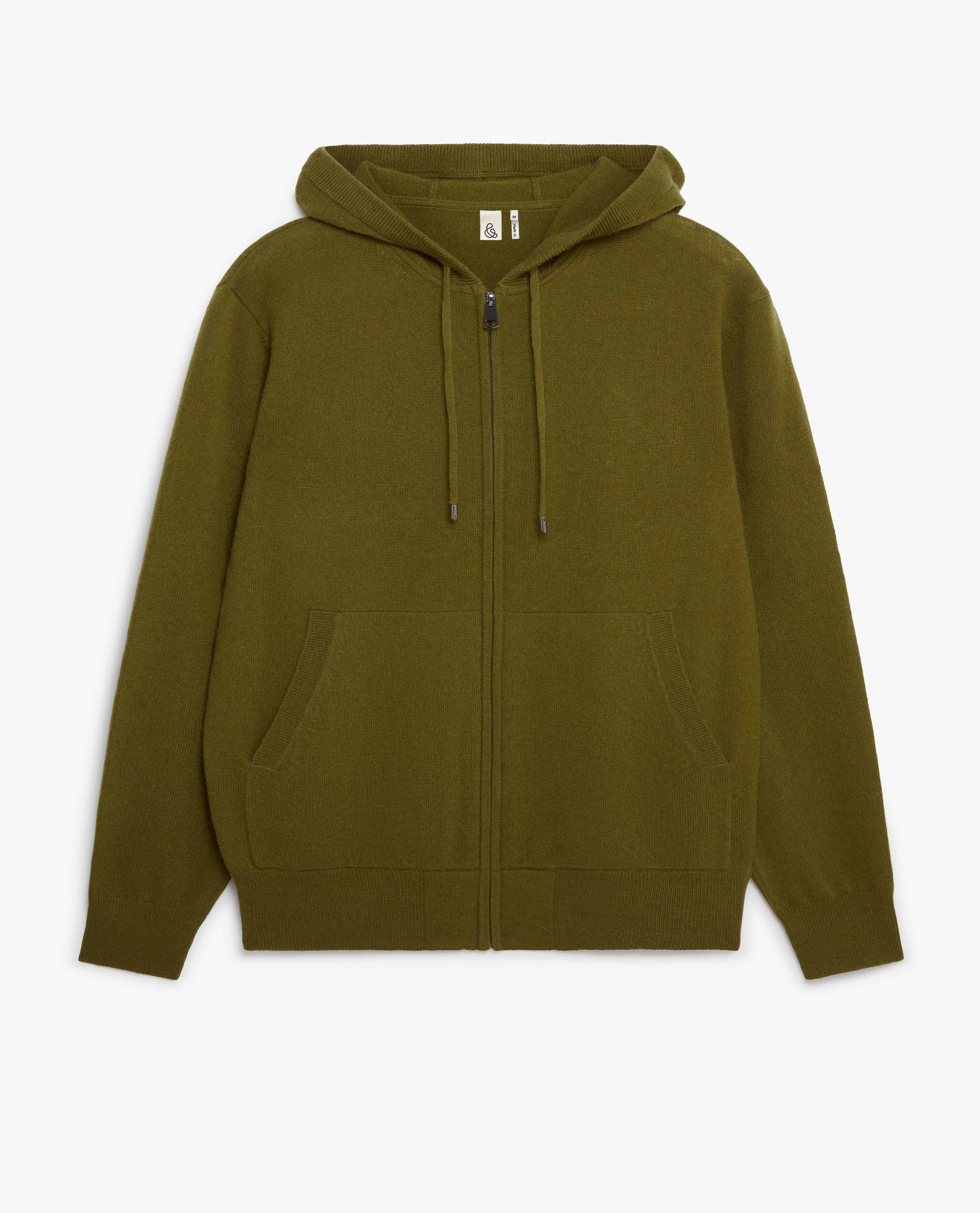 Men's Finest Cashmere Full Zip Hoodie - Image 17