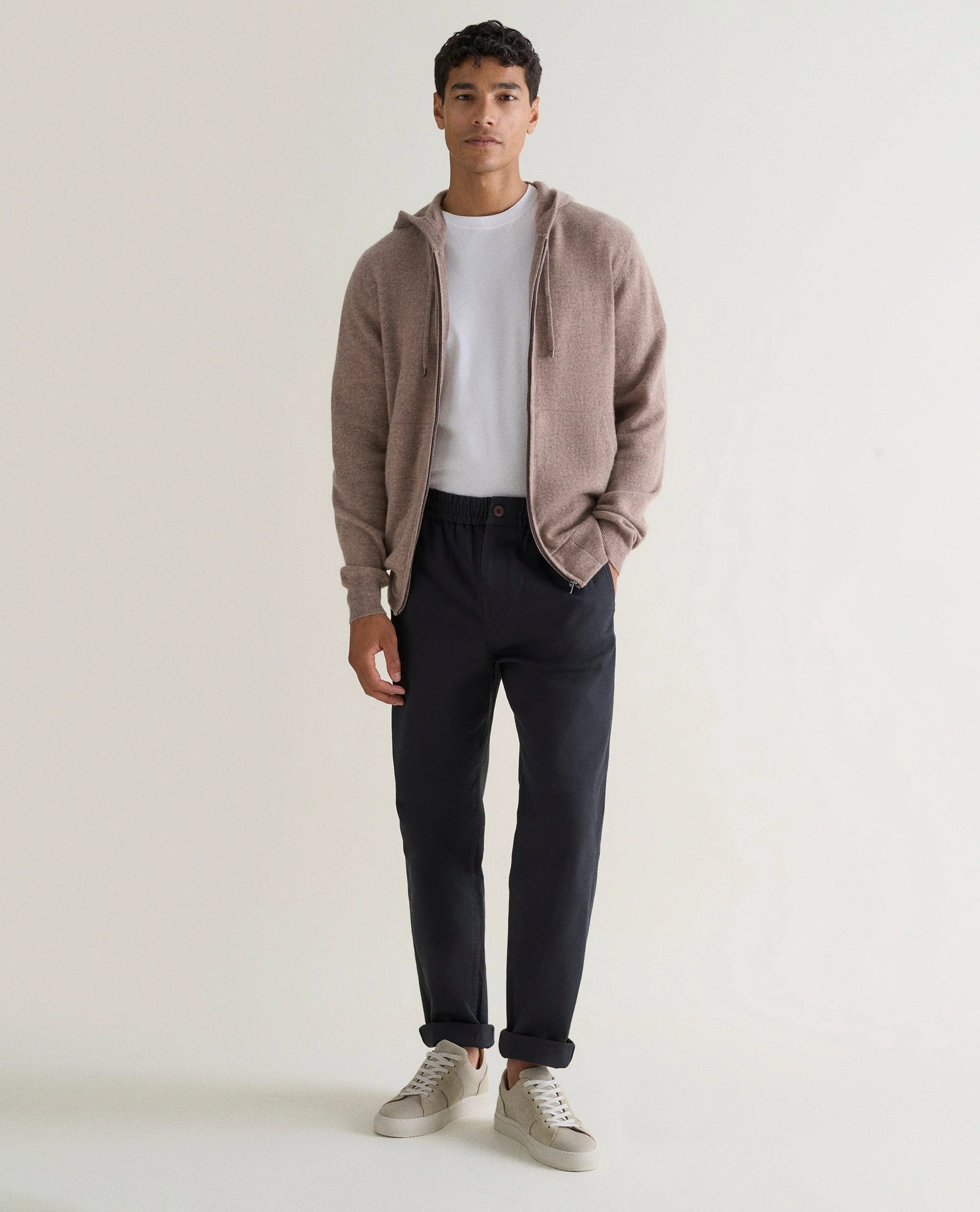 Men's Finest Cashmere Full Zip Hoodie - Image 21