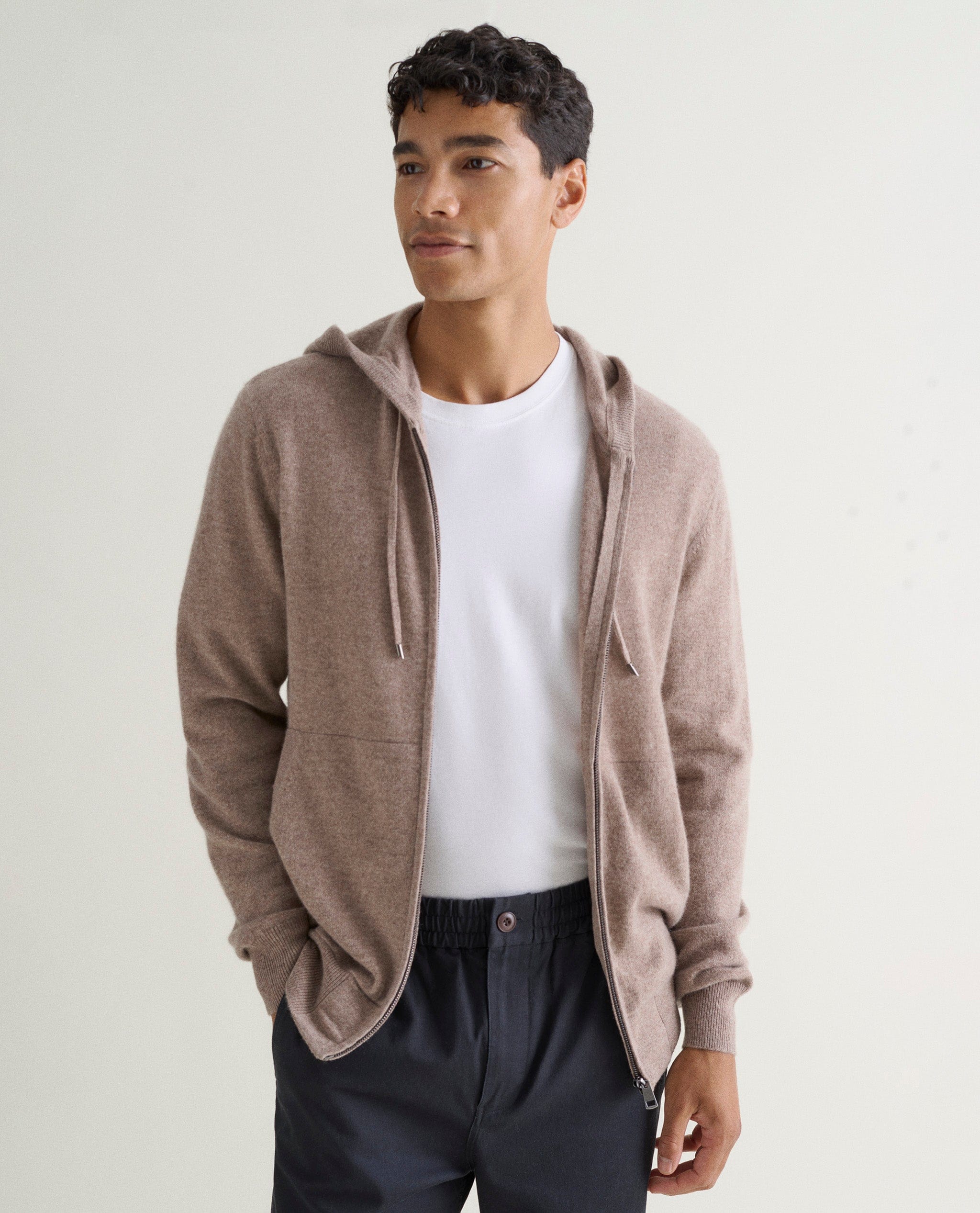 Men's Finest Cashmere Full Zip Hoodie - Image 23