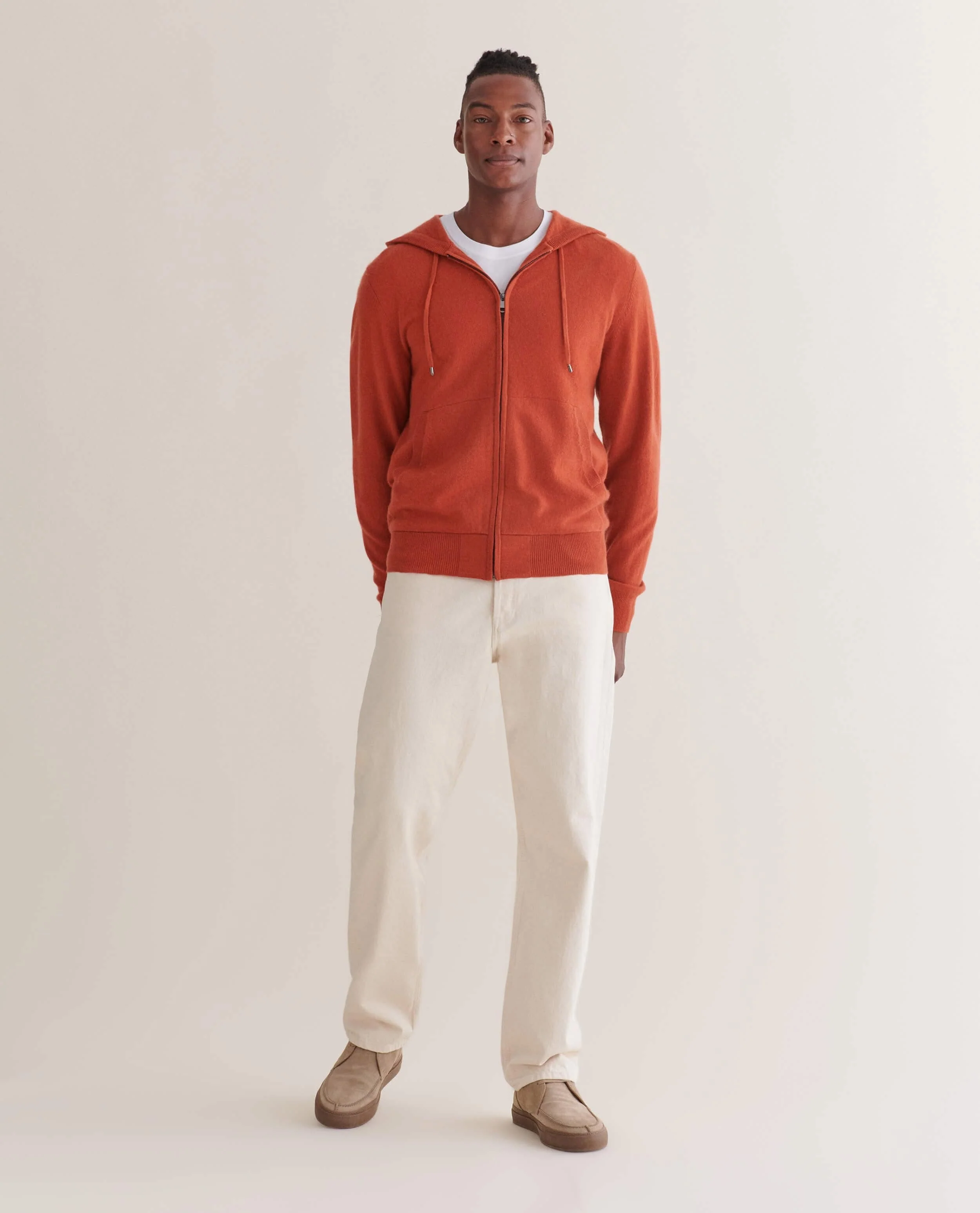 Men's Finest Cashmere Full Zip Hoodie - Image 31