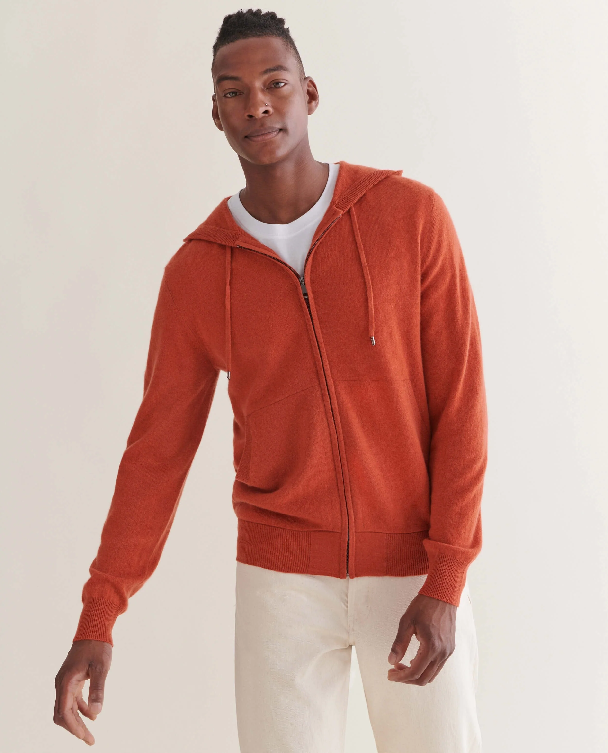 Men's Finest Cashmere Full Zip Hoodie - Image 33