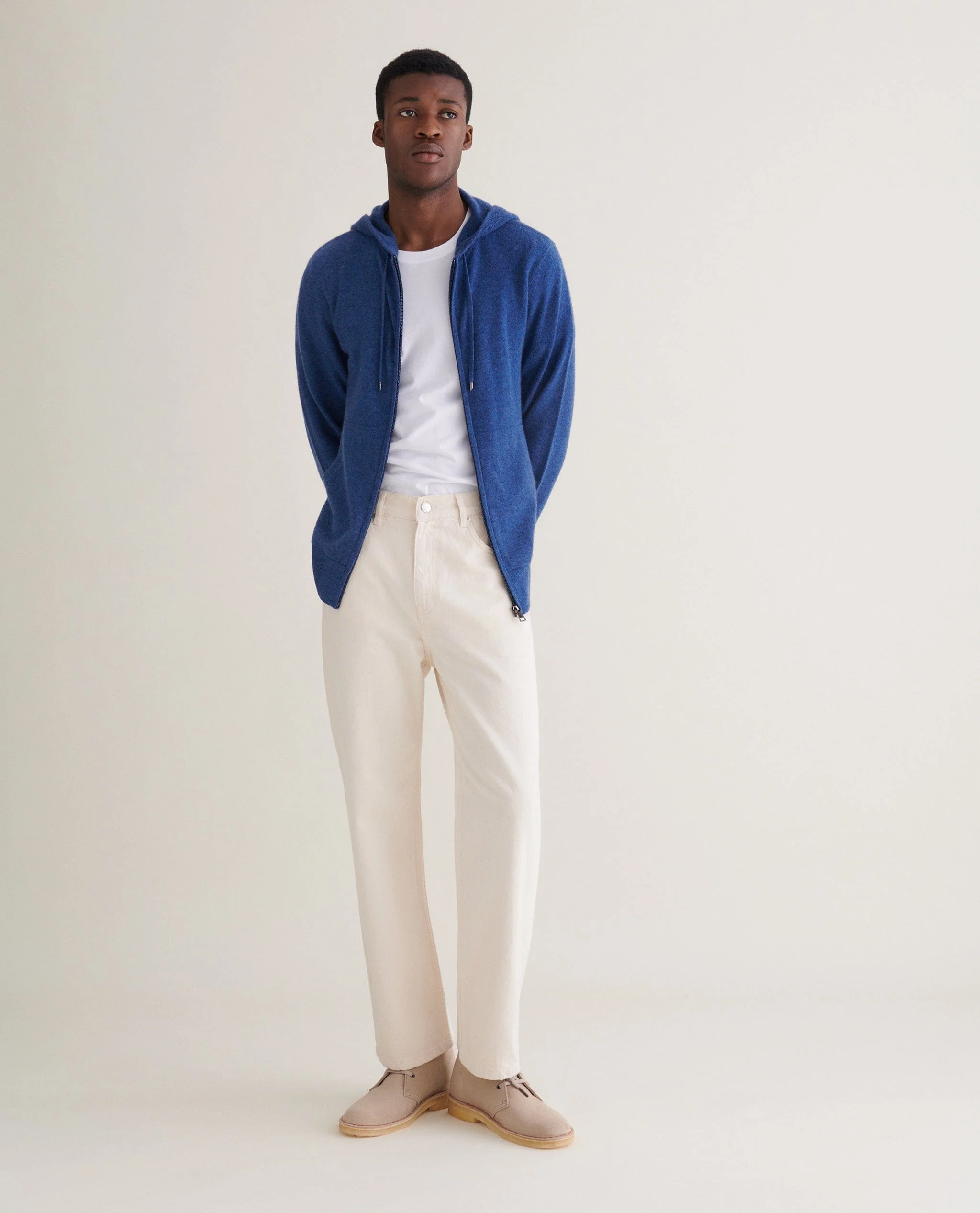 Men's Finest Cashmere Full Zip Hoodie - Image 36