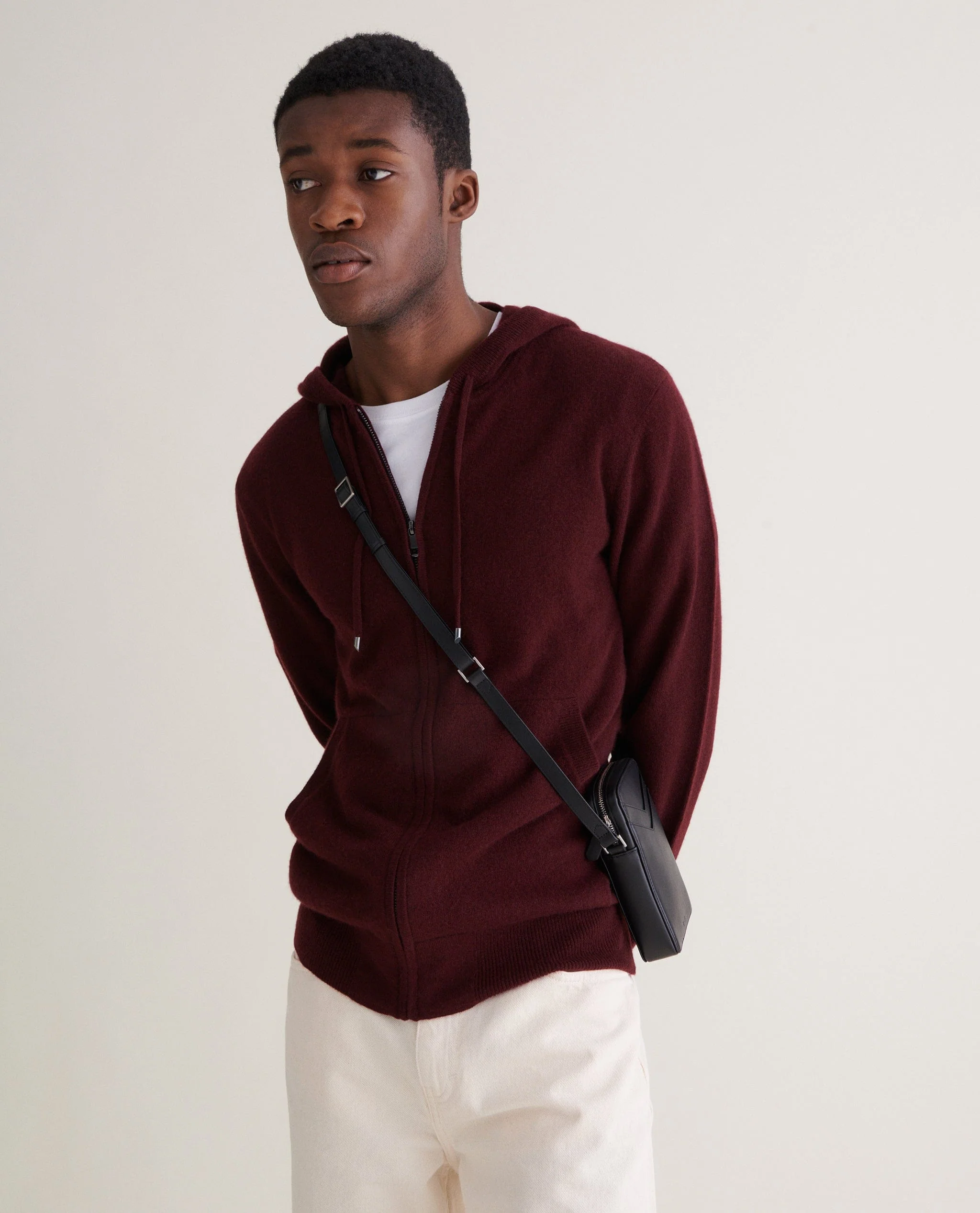 Men's Finest Cashmere Full Zip Hoodie - Image 43