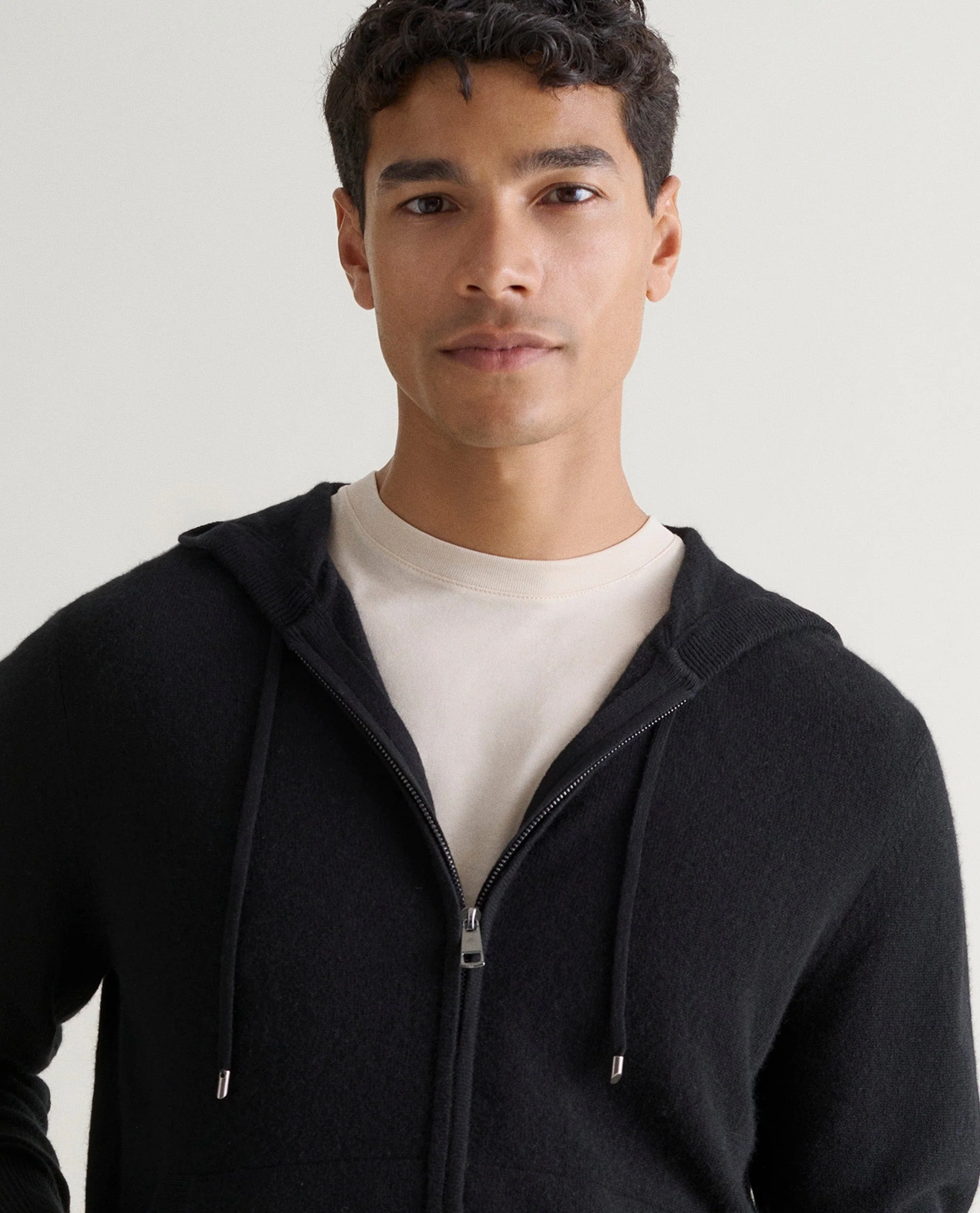 Men's Finest Cashmere Full Zip Hoodie - Image 5