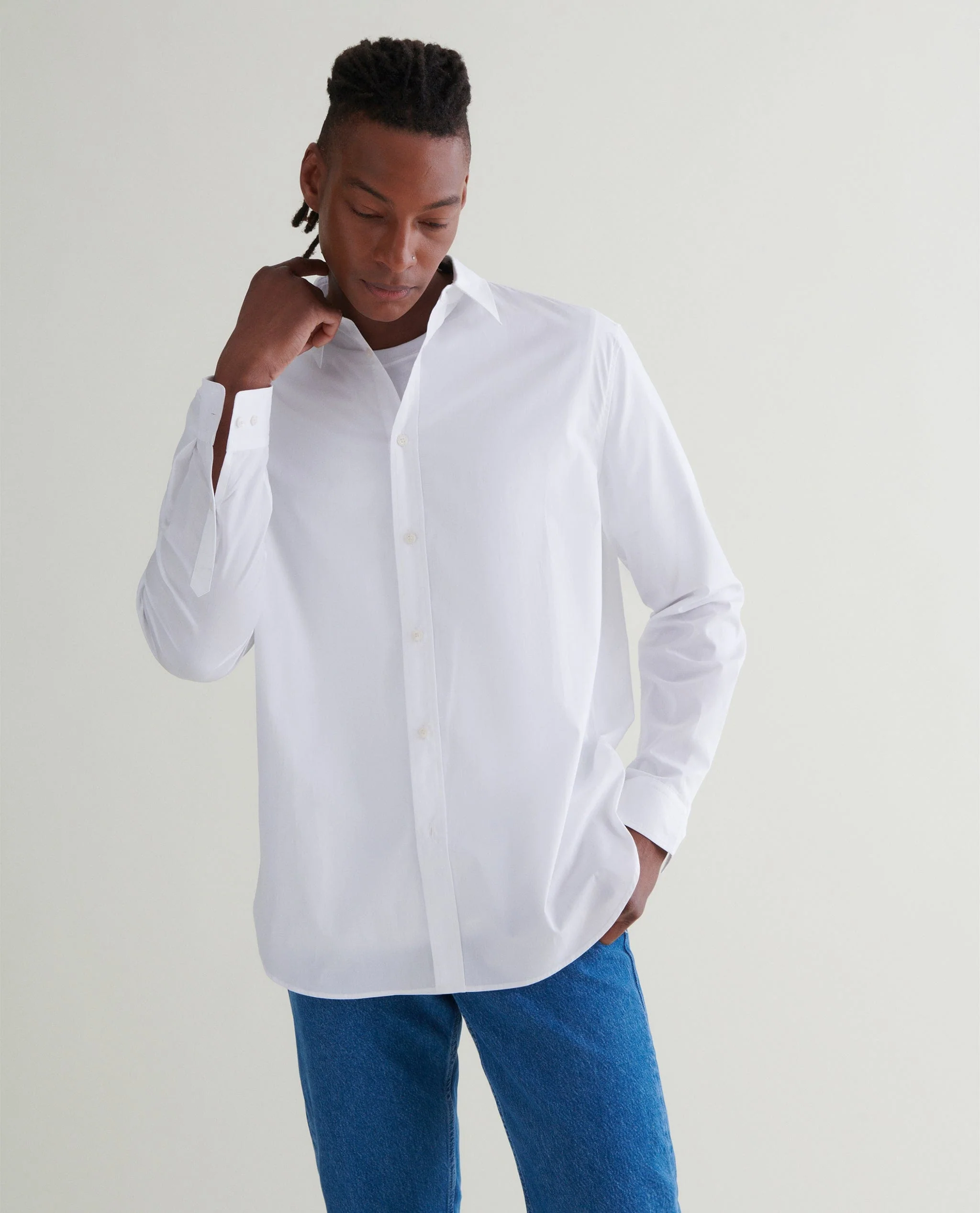 Men's Organic Cotton Poplin Shirt - Image 18