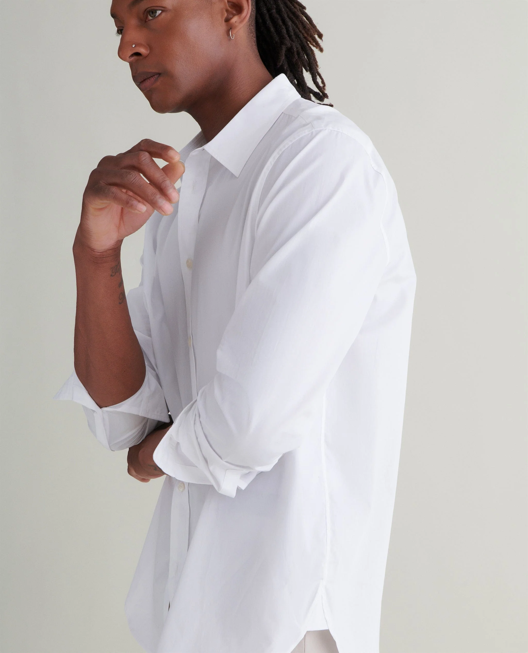 Men's Organic Cotton Poplin Shirt - Image 21