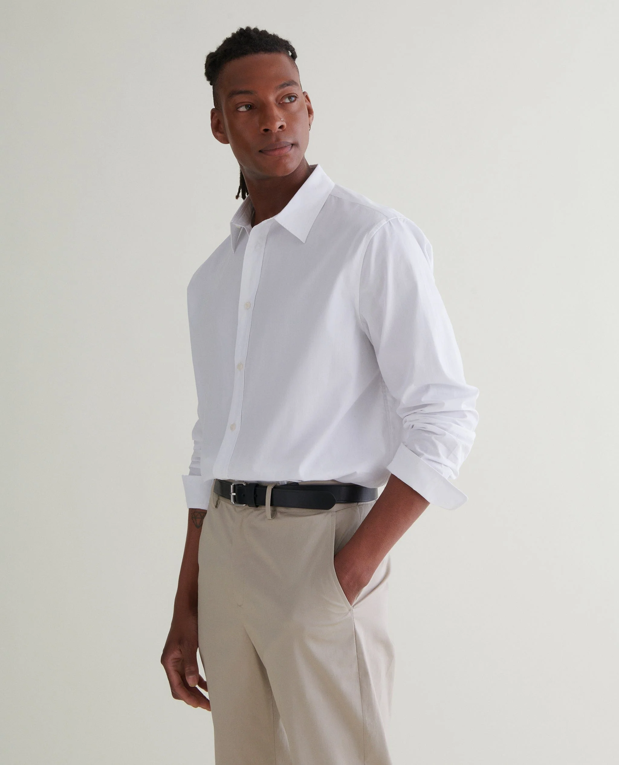 Men's Organic Cotton Poplin Shirt - Image 23