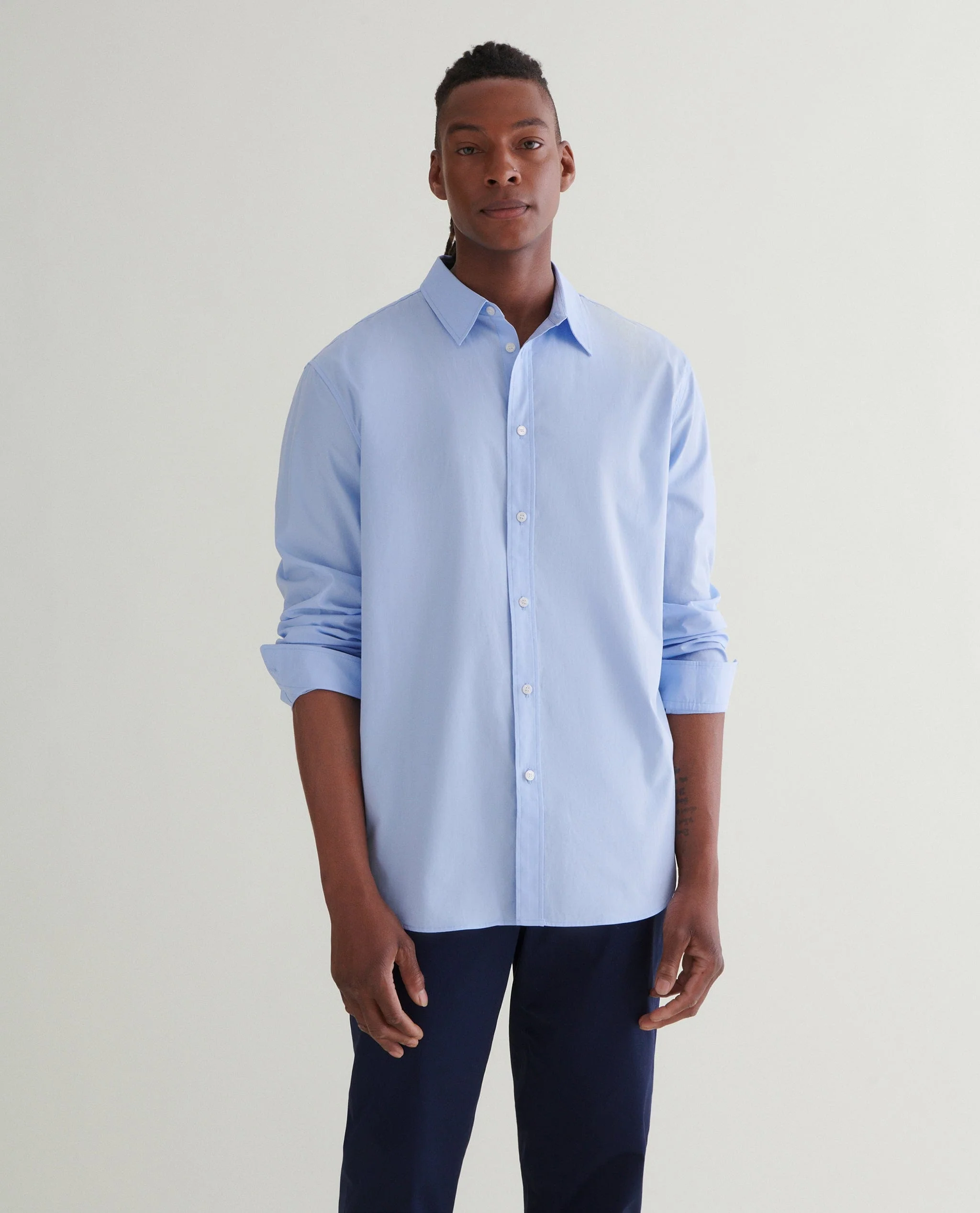 Men's Organic Cotton Poplin Shirt - Image 24