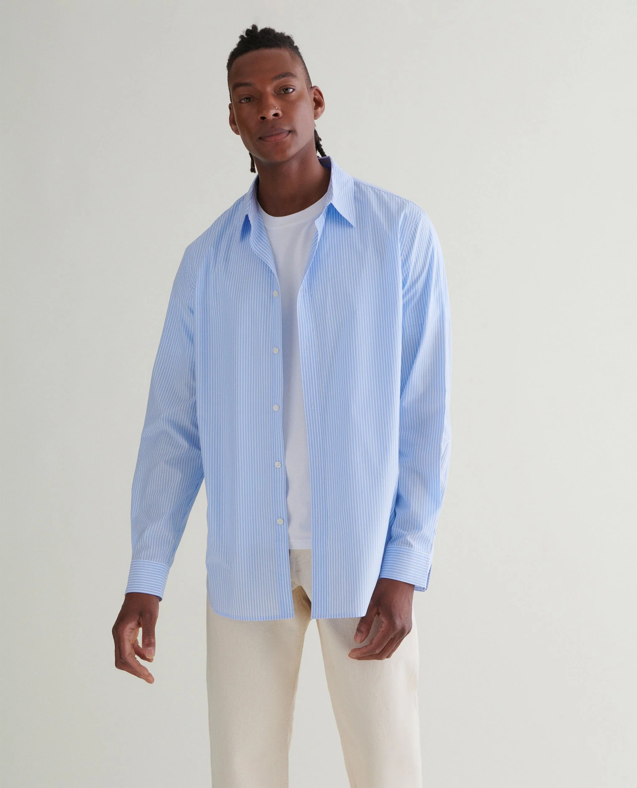 Men's Organic Cotton Poplin Shirt - Image 3