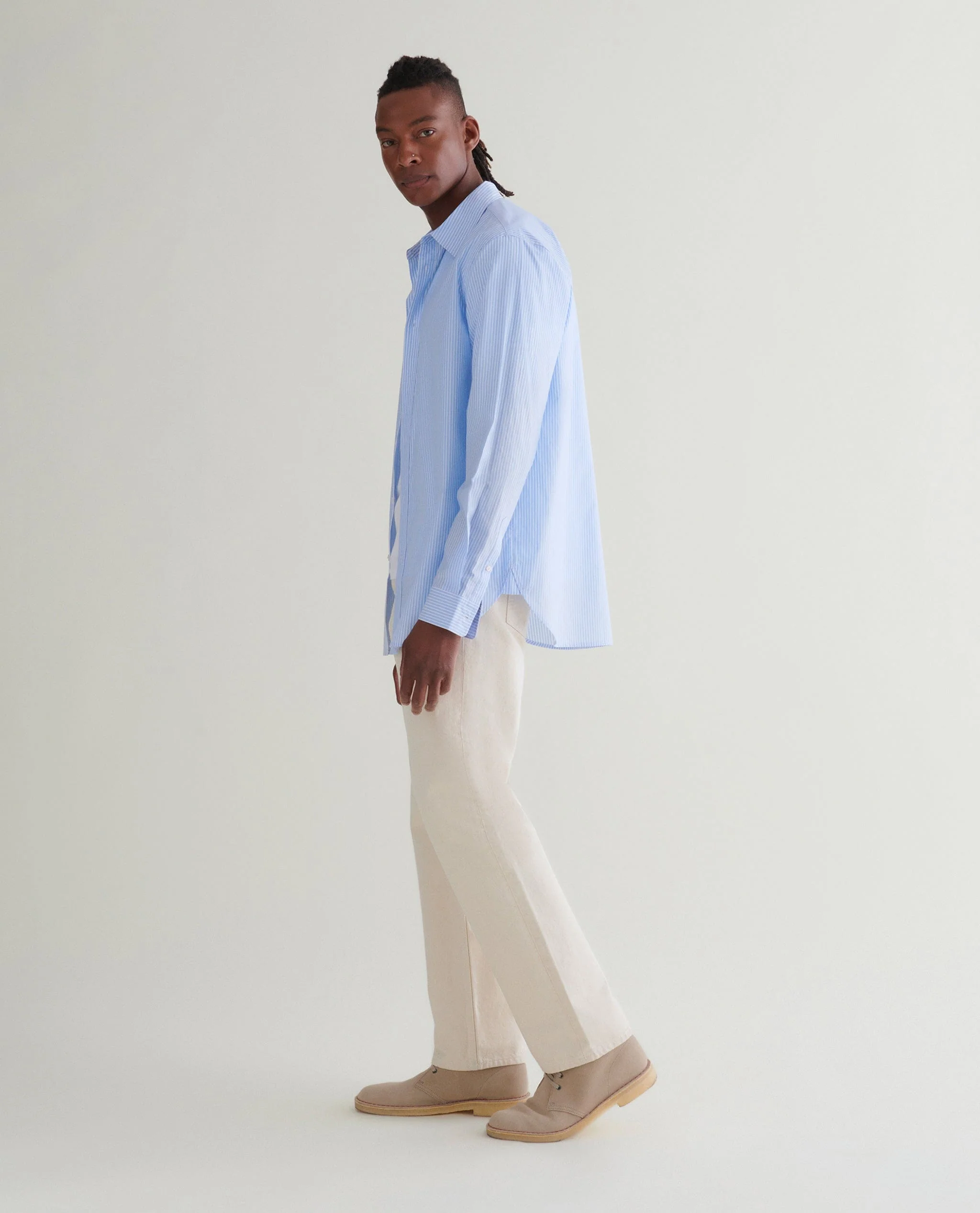 Men's Organic Cotton Poplin Shirt - Image 4