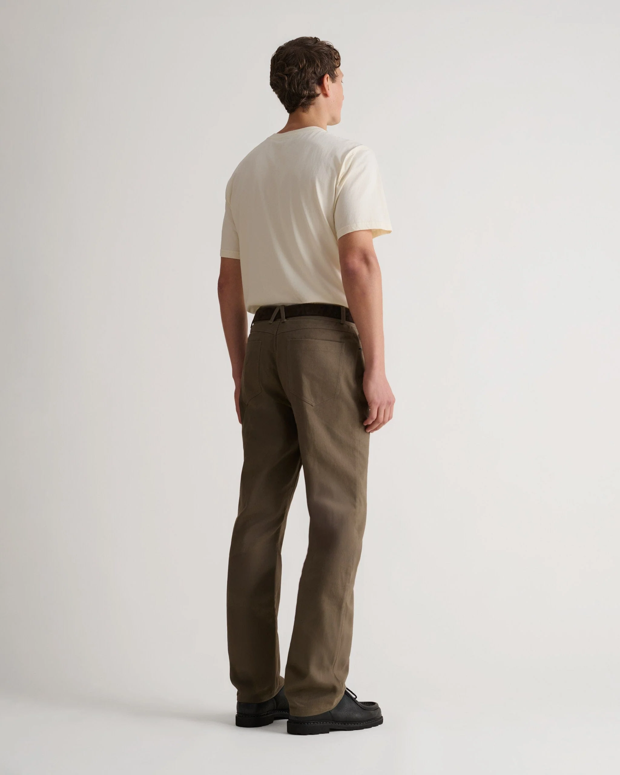 Men's Organic Cotton Straight Leg 5-Pocket Chino - Silt - Image 5