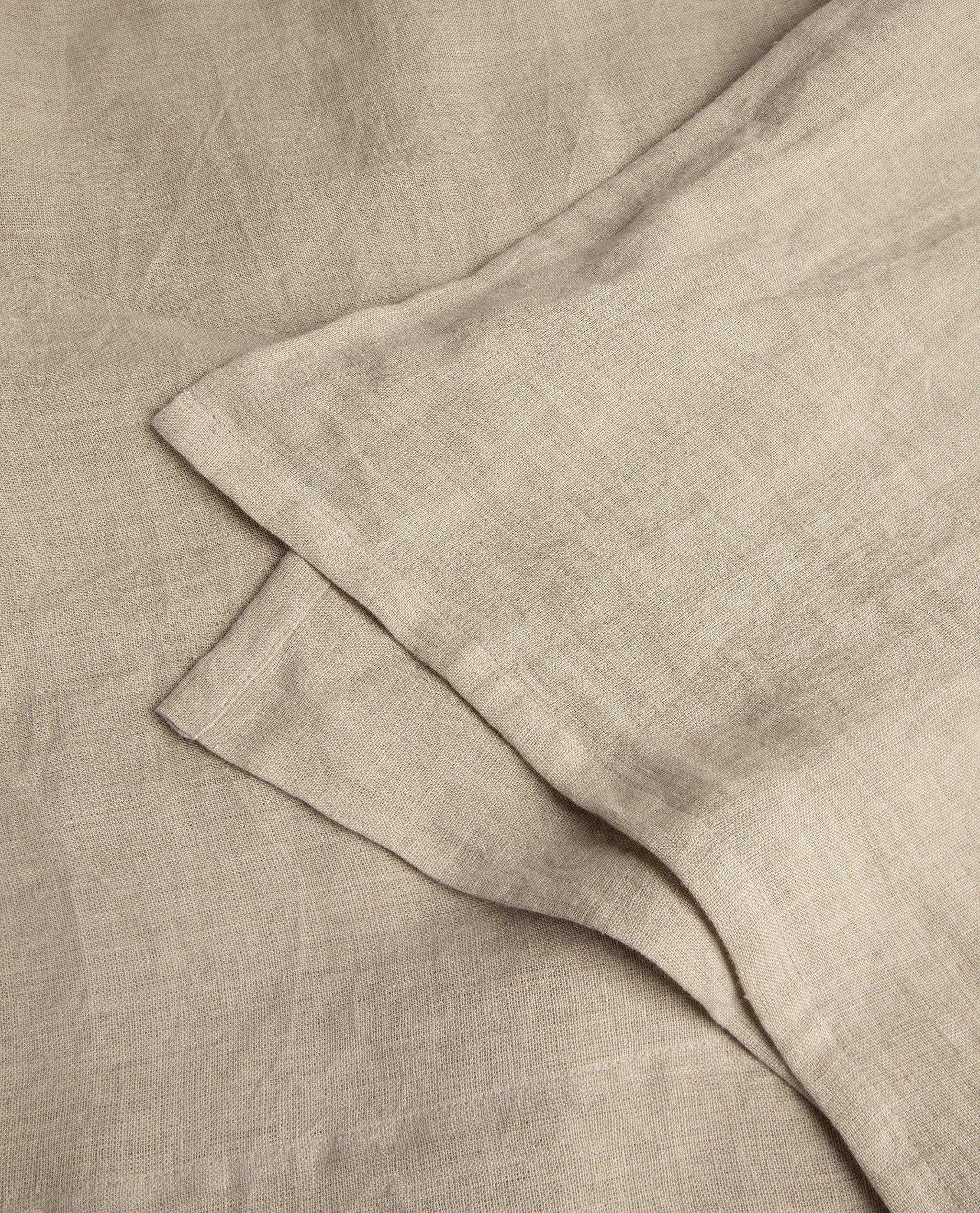 Relaxed & Refined Linen Flat Sheet - Natural - Image 3