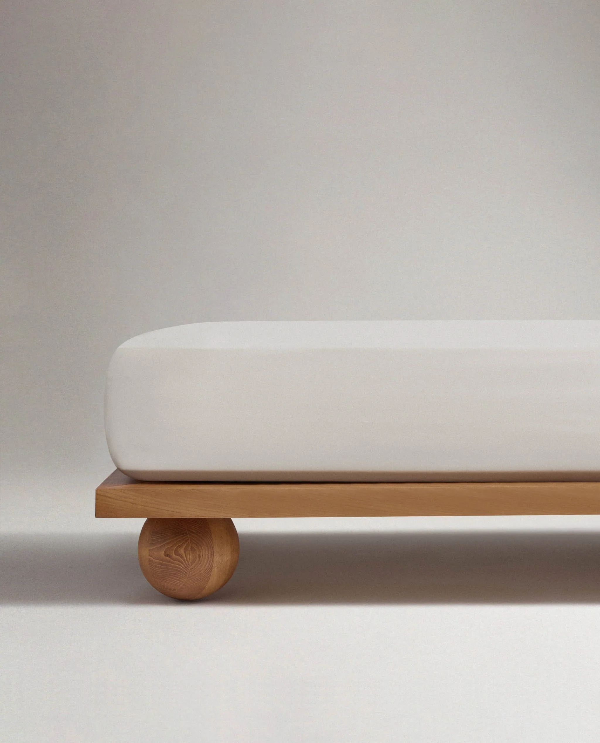 Soft & Smooth Premium Cotton Fitted Sheet - Buttermilk - Image 3