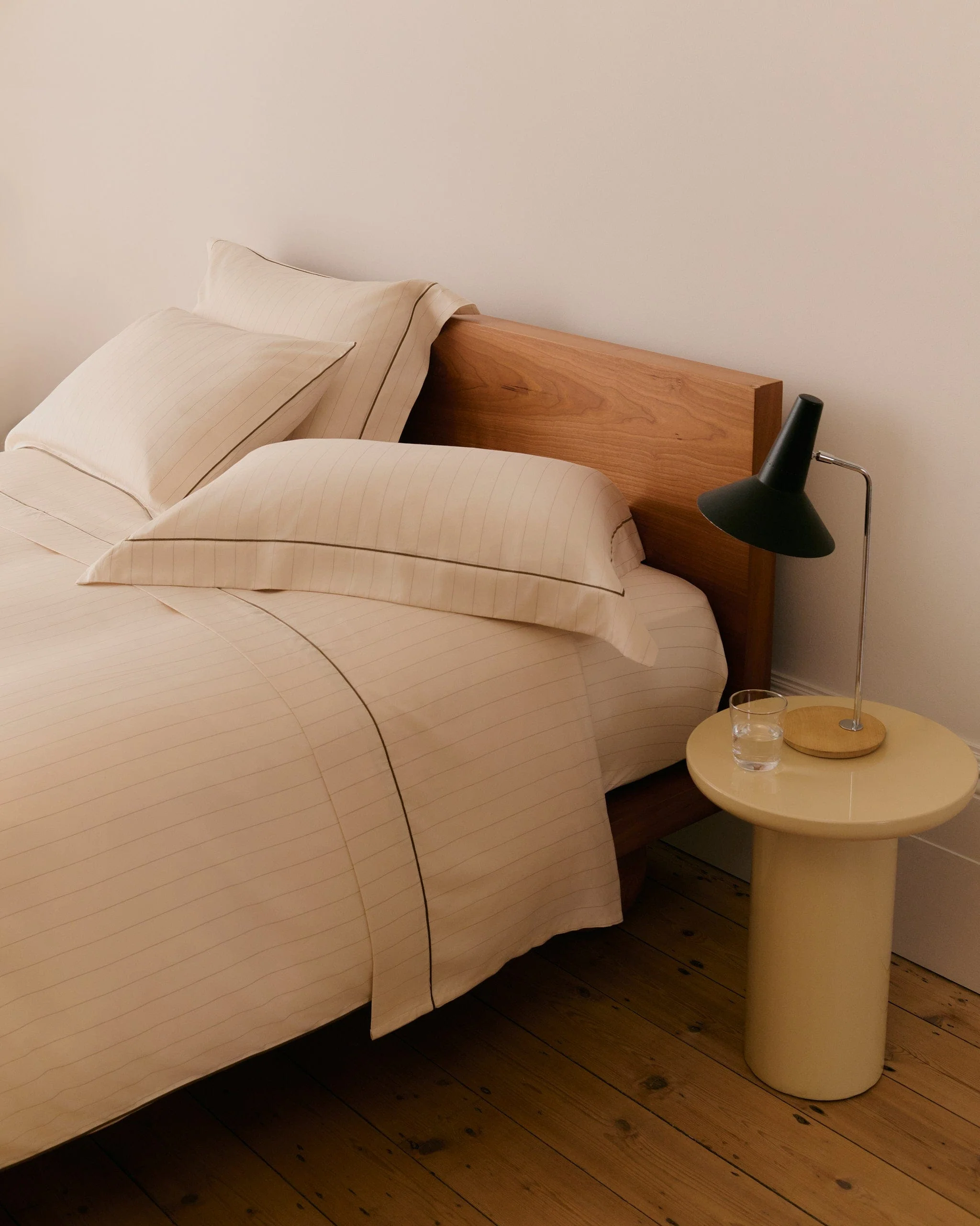 Soft & Smooth Cotton Sateen Pillowcase Set - Buttermilk Stripe - Image 3