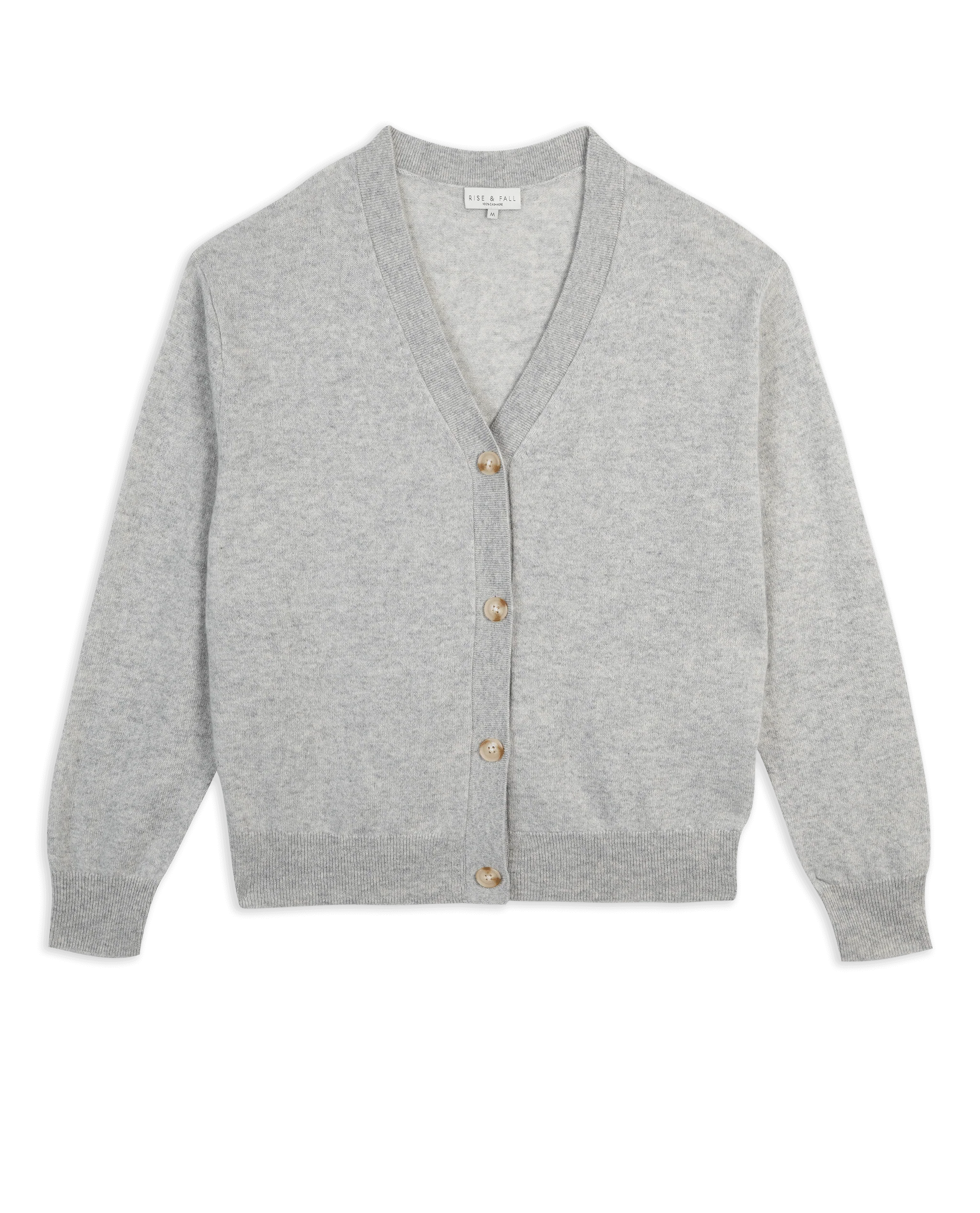 Women's Finest Cashmere Knitted V Neck Cardigan - Image 5