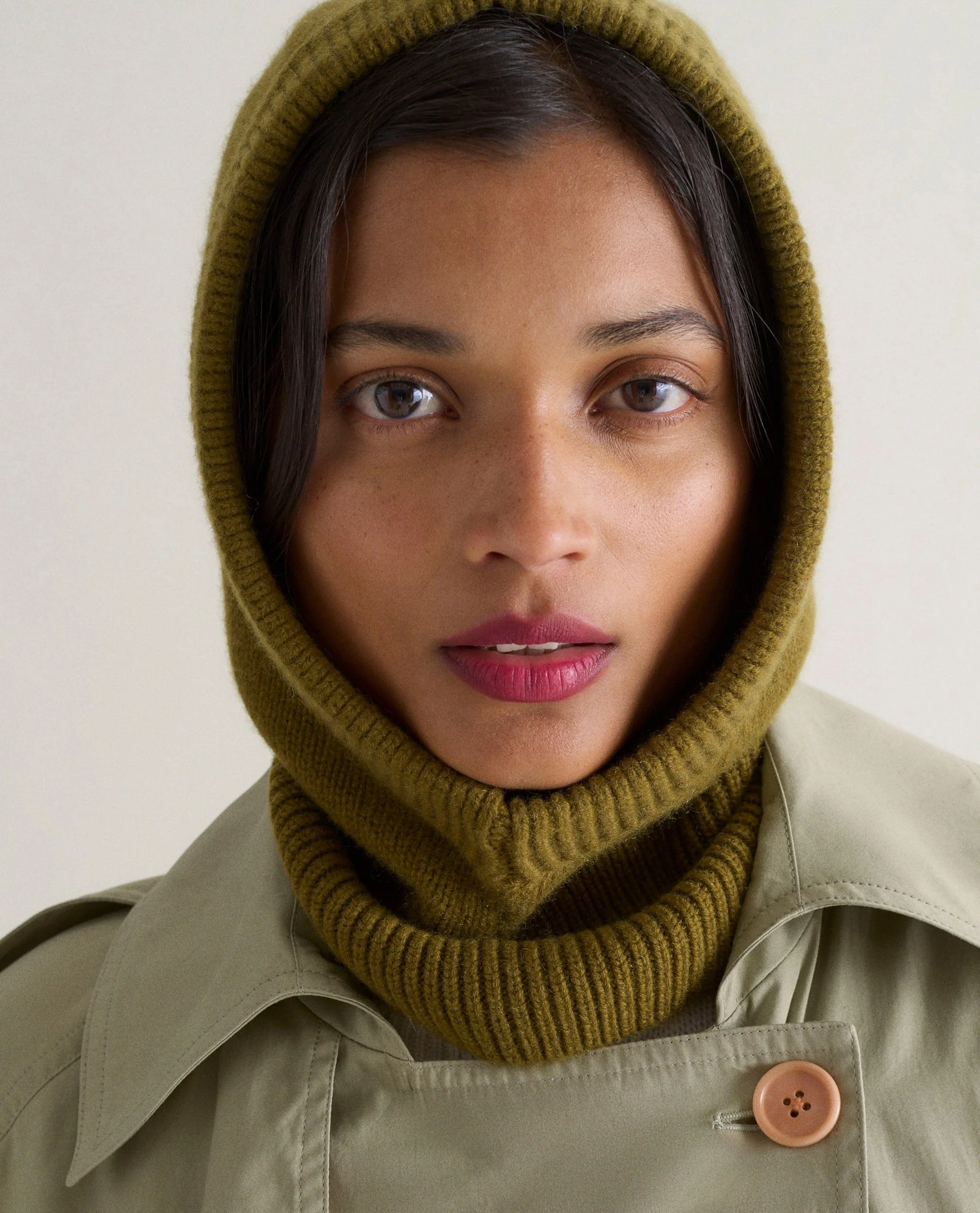 Women's Cashmere Merino Knitted Hood - Image 23