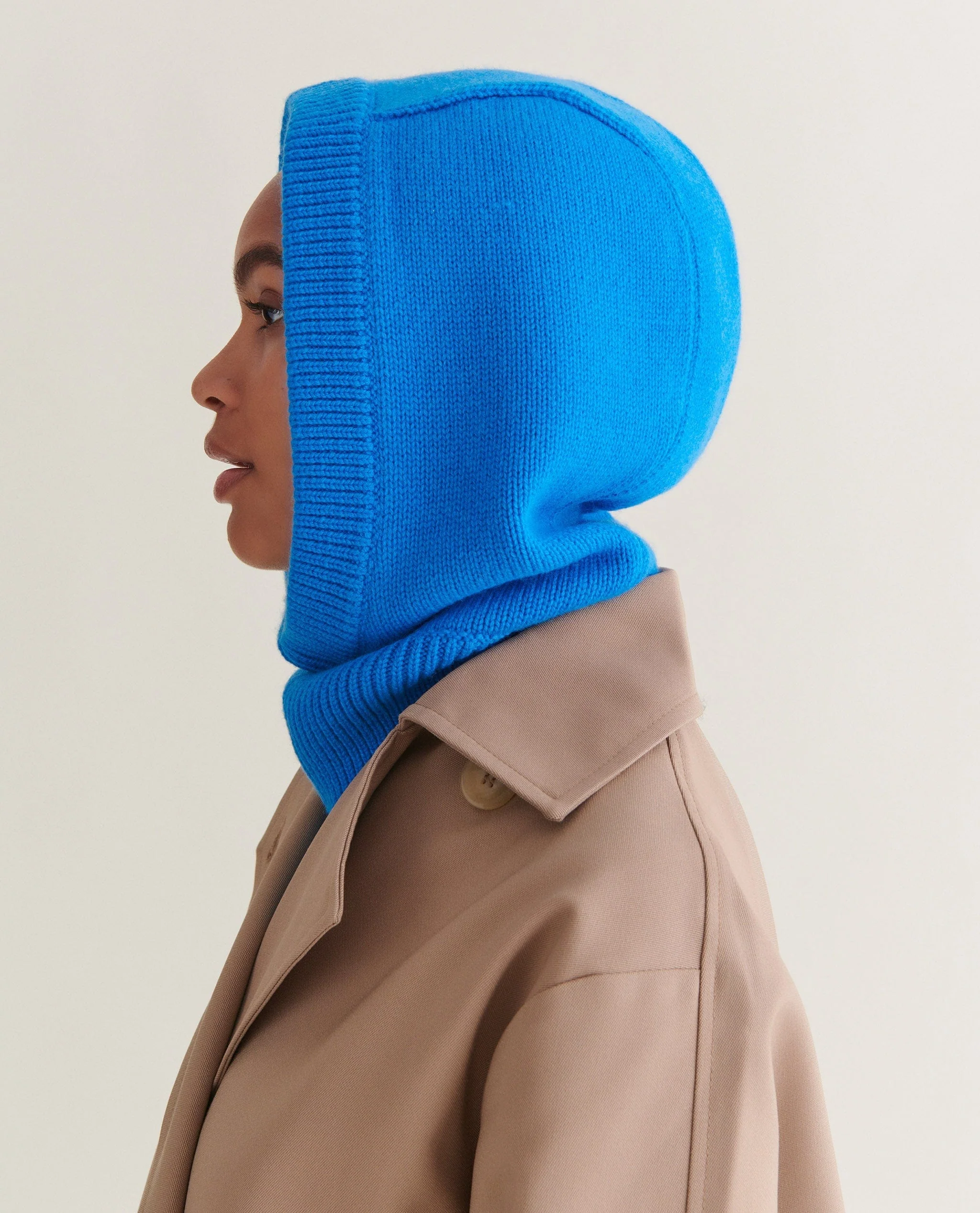 Women's Cashmere Merino Knitted Hood - Image 28