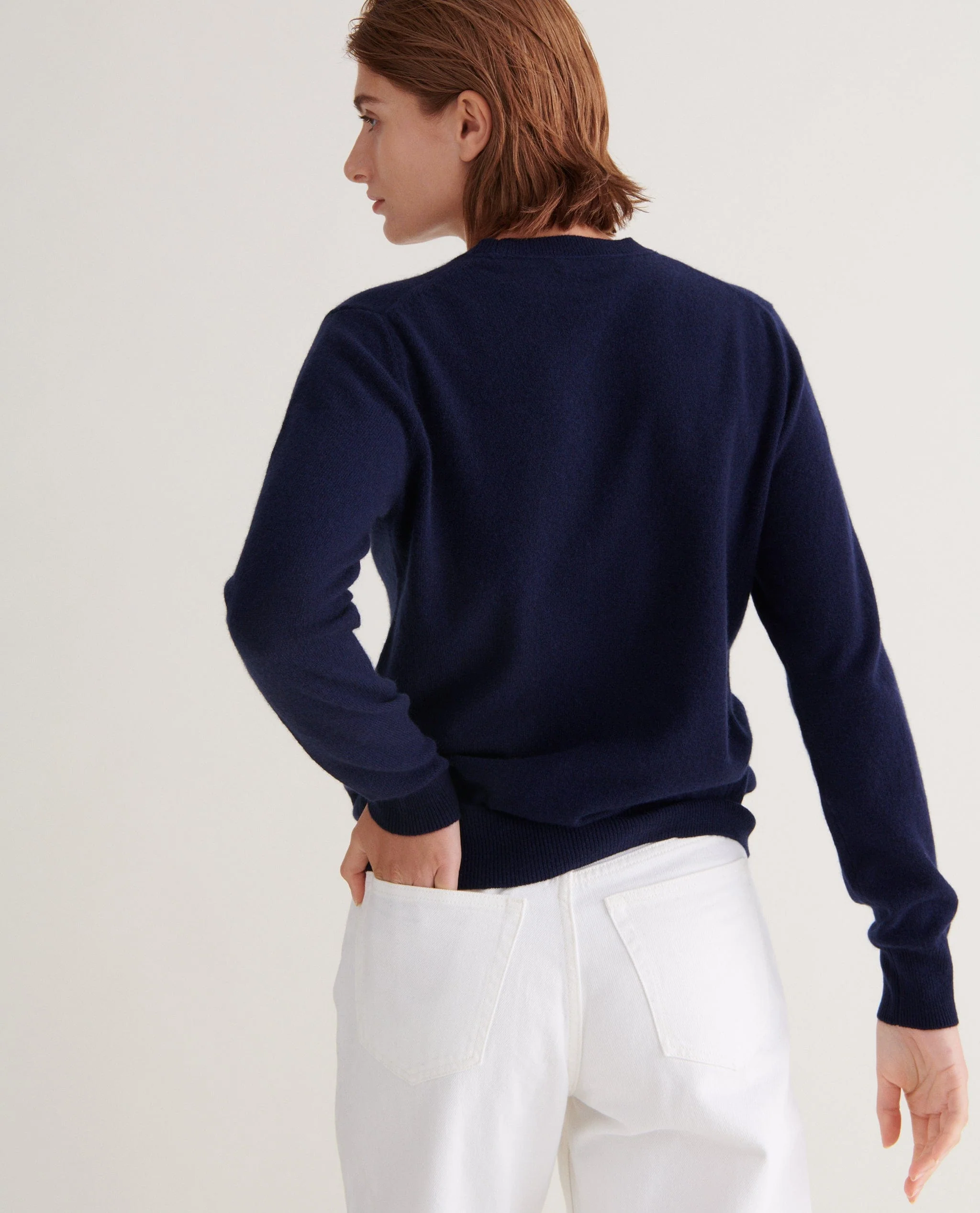 Women's Finest Cashmere Classic Crew Neck Jumper - Image 9