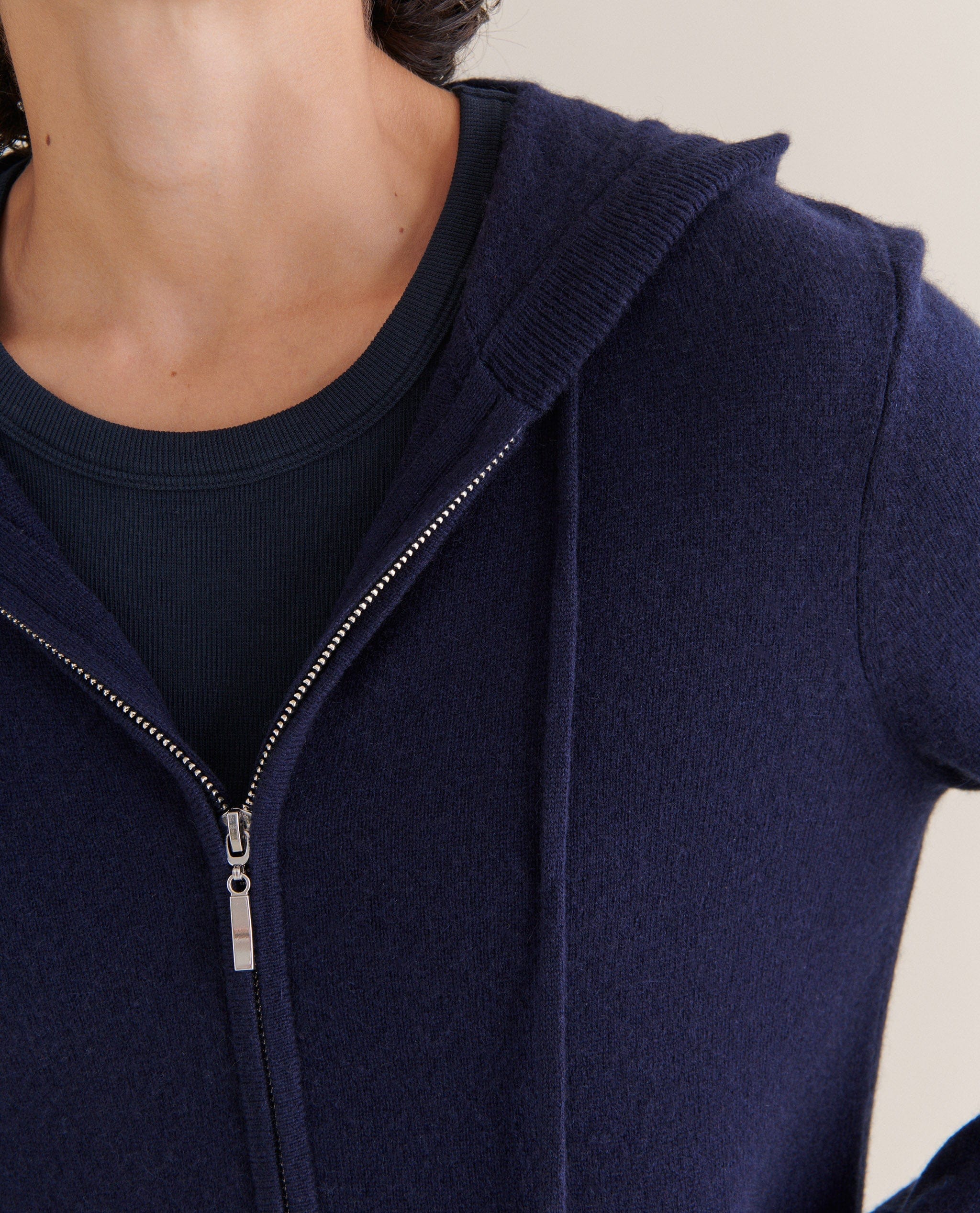 Women's Finest Cashmere Full Zip Hoodie - Image 20