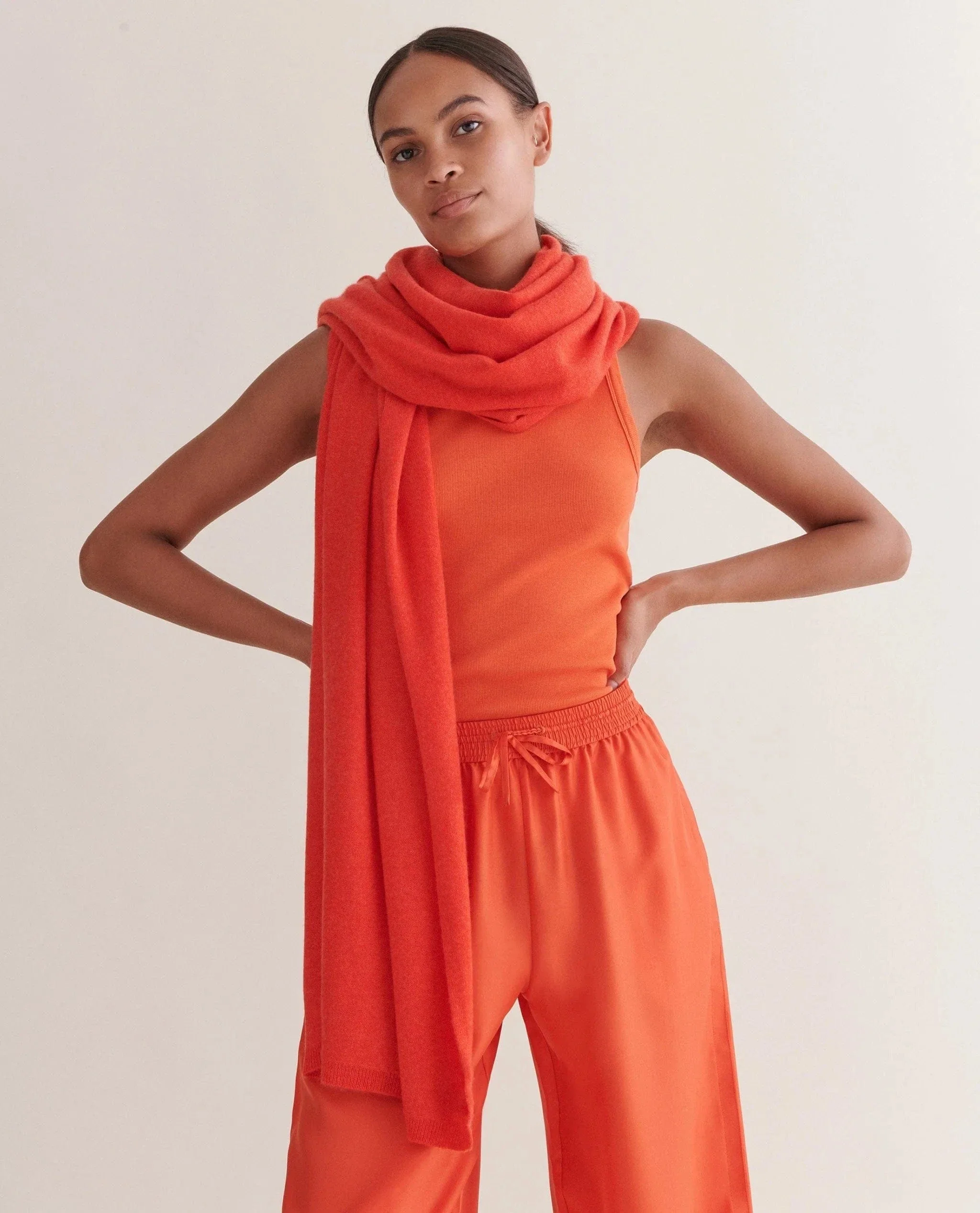 Oversized Finest Cashmere Wrap - Image 73