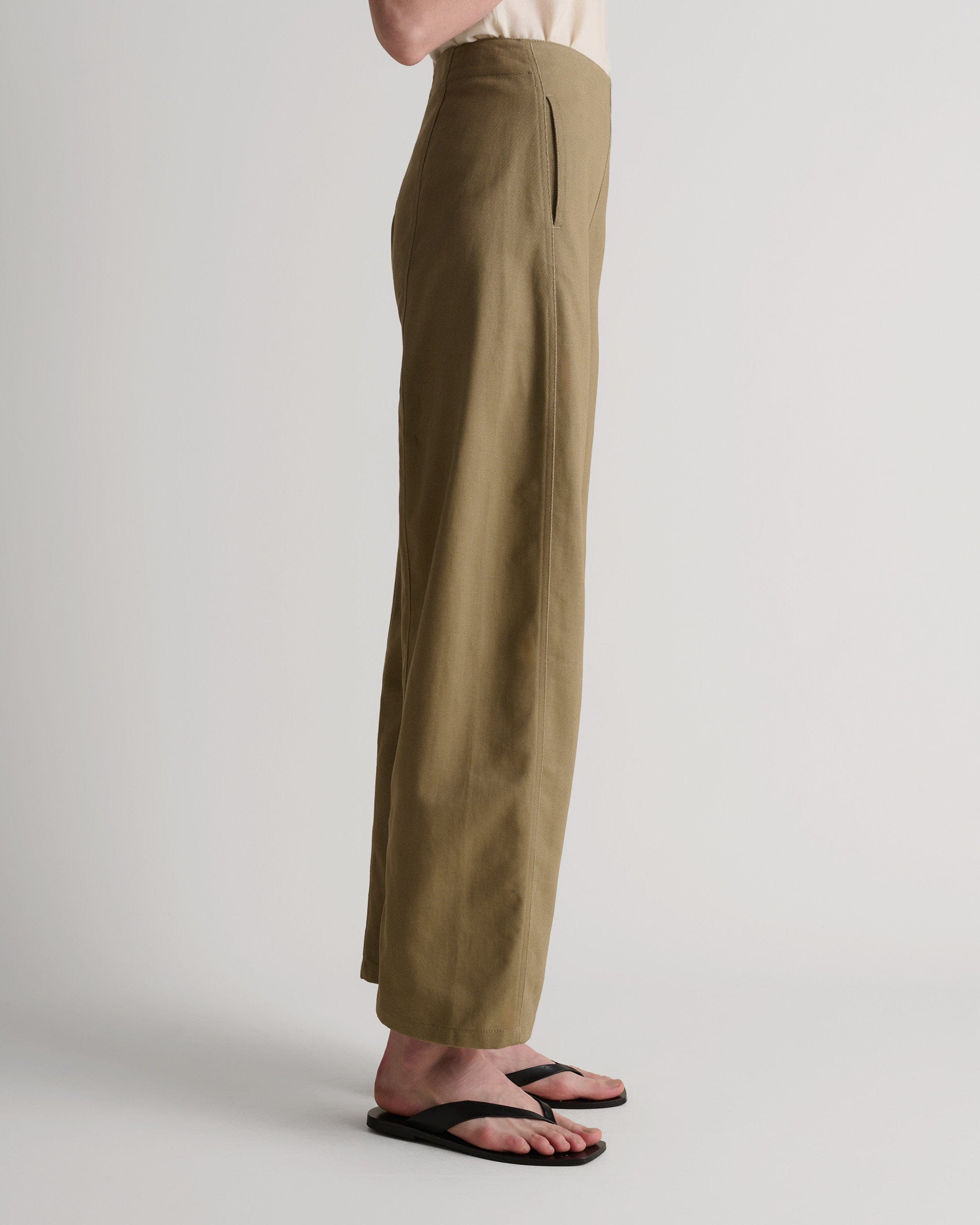 Women's Organic Cotton Barrel Leg Jean - Silt - Image 4